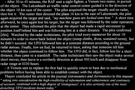 1956 Lakenheath UFO Incident